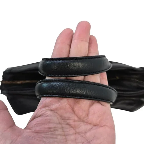 Olivia Harris OH by Joy Gryson Leather Satchel Handbag - Picture 6 of 7